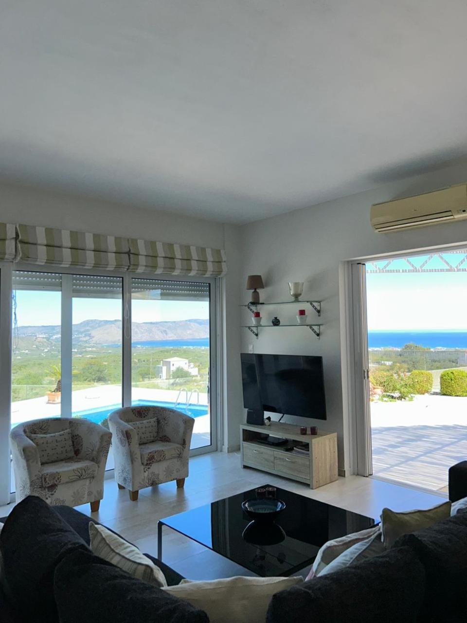 Villa Vuna - Private Pool -Sea View خانيا المظهر الخارجي الصورة