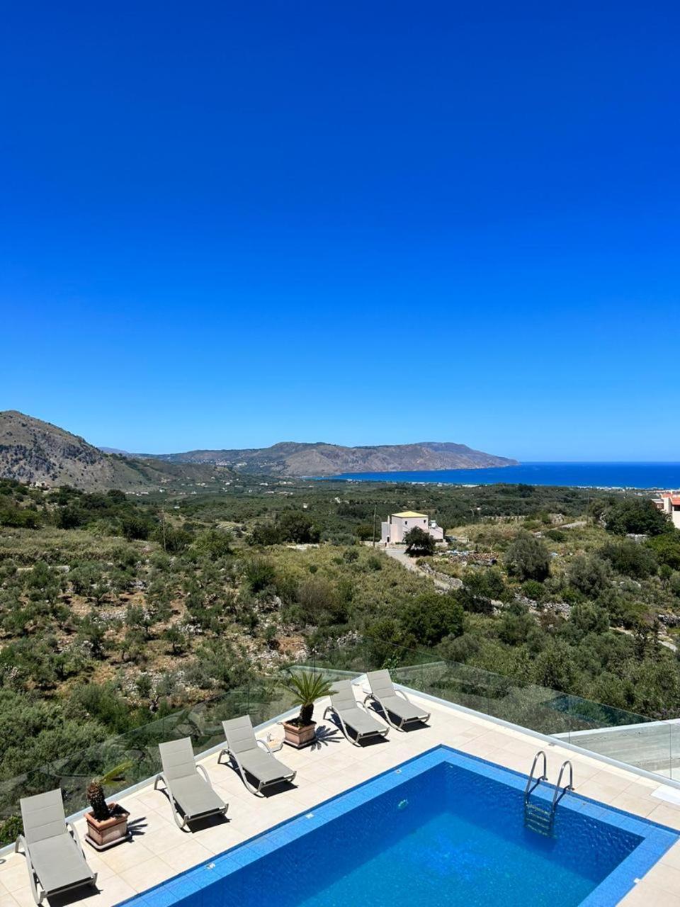 Villa Vuna - Private Pool -Sea View خانيا المظهر الخارجي الصورة