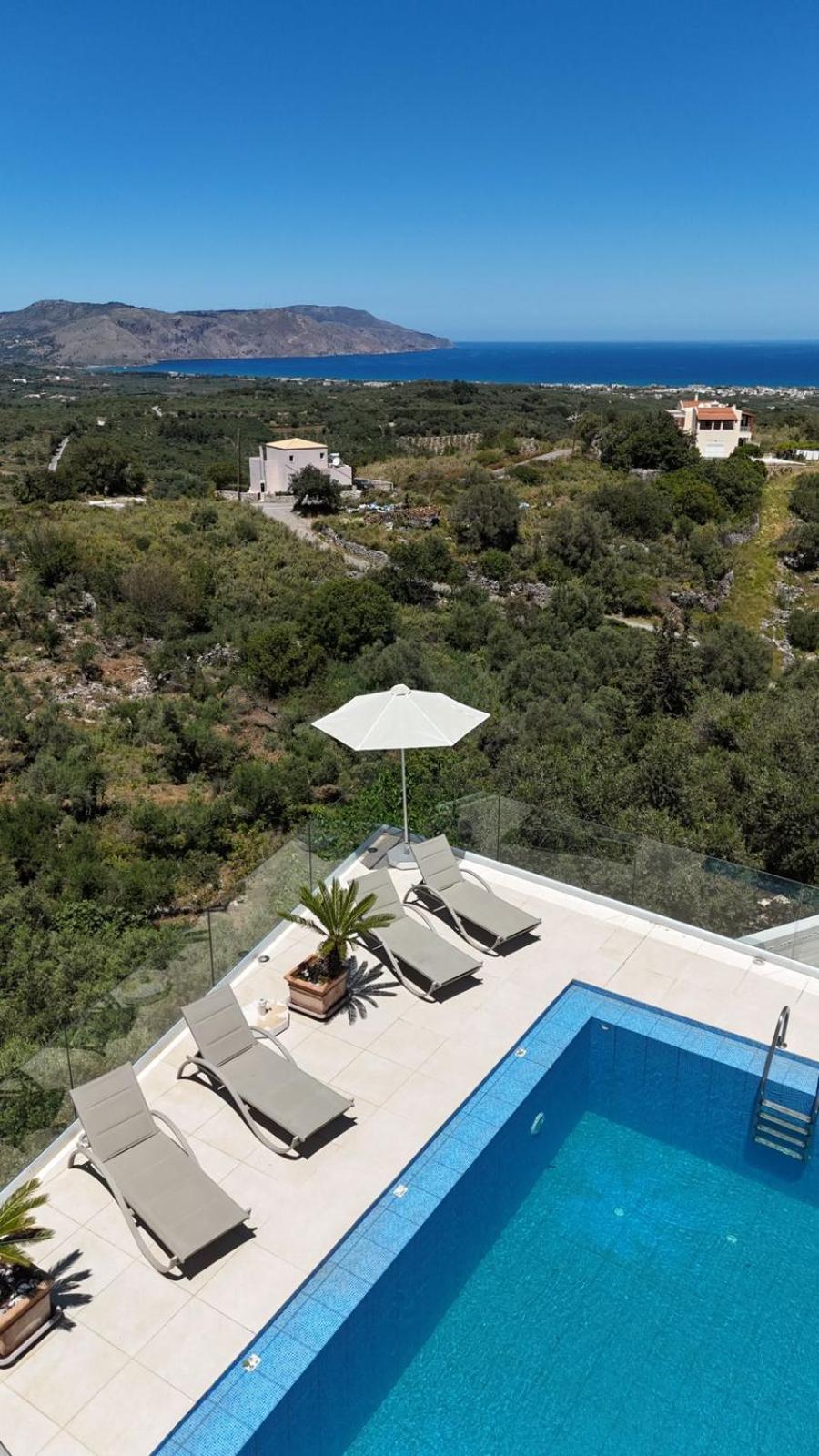 Villa Vuna - Private Pool -Sea View خانيا المظهر الخارجي الصورة